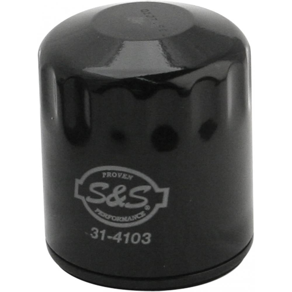 S&S CYCLE 31-4103A FILTER OIL W/O-RING BLK