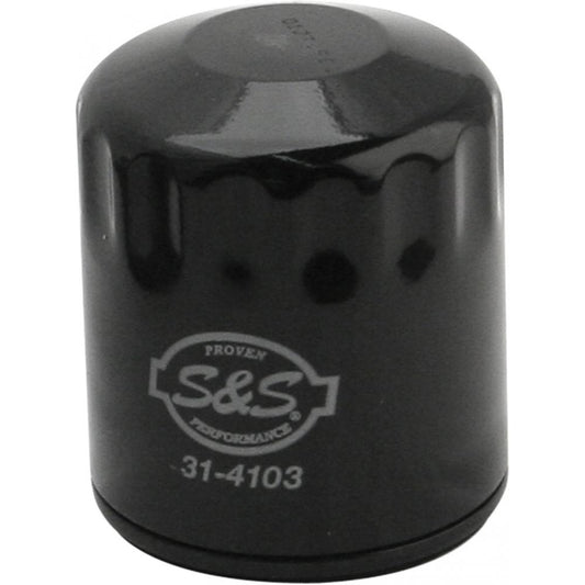 S&S CYCLE 31-4103A FILTER OIL W/O-RING BLK